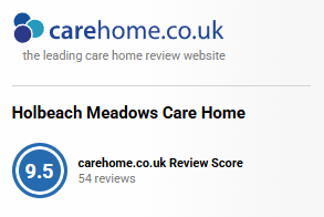 carehome.co.uk Review Score 9.5 — Holbeach Meadows Care Home, 54 reviews